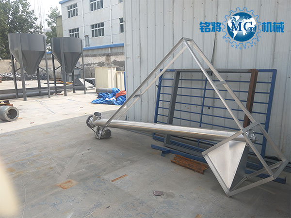 干粉砂漿設備選用螺旋輸送機還是斗式提升機？