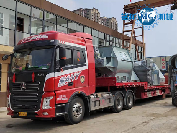 繼續(xù)發(fā)貨！干粉砂漿設(shè)備繼續(xù)發(fā)往南京鱷魚(yú)集團(tuán)