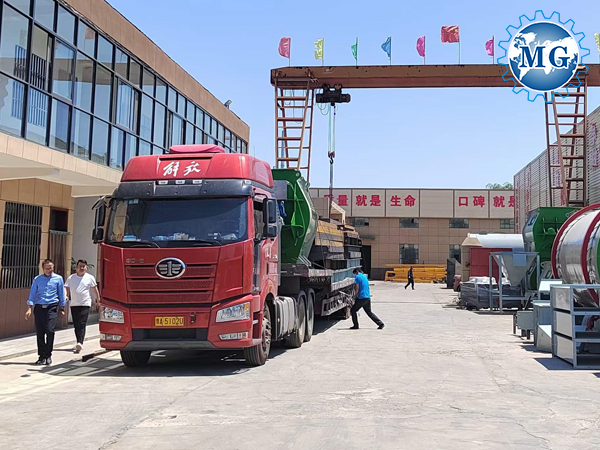 駐馬店年產(chǎn)20萬(wàn)噸干粉砂漿生產(chǎn)線發(fā)貨！